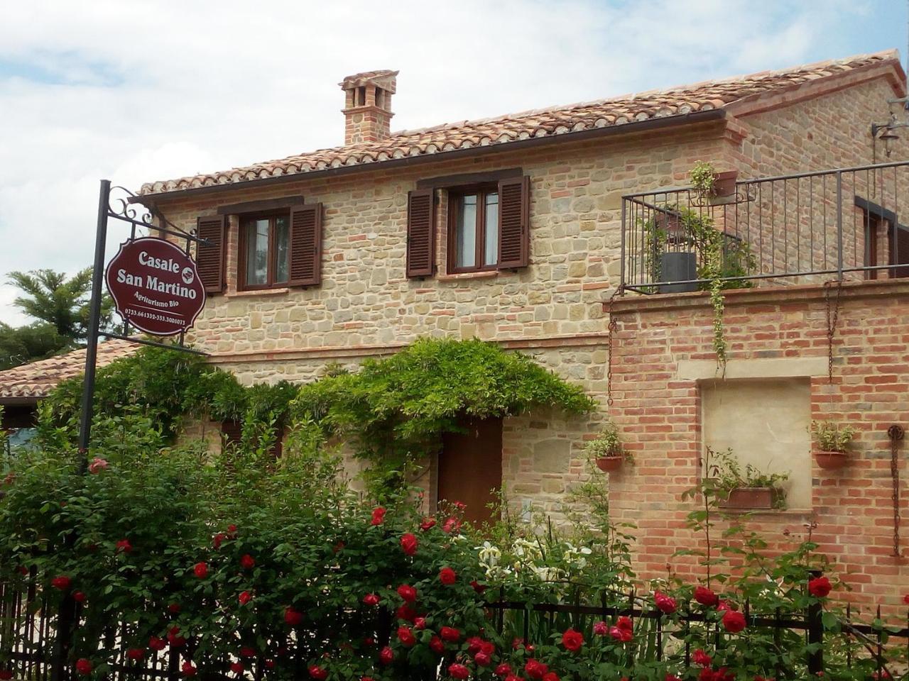 Casale San Martino Agriturismo Bio Sant'Angelo in Pontano Dış mekan fotoğraf